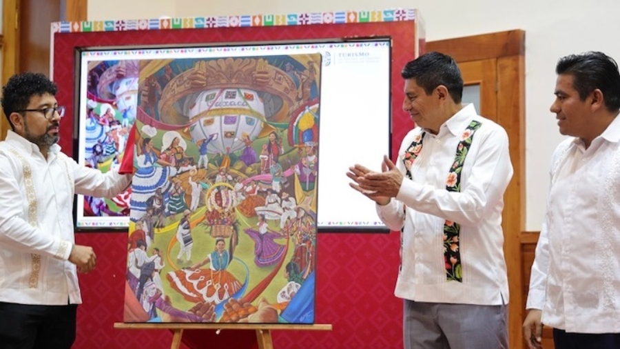 Presentan la imagen oficial de la Guelaguetza 2025: “Lazos de fraternidad”