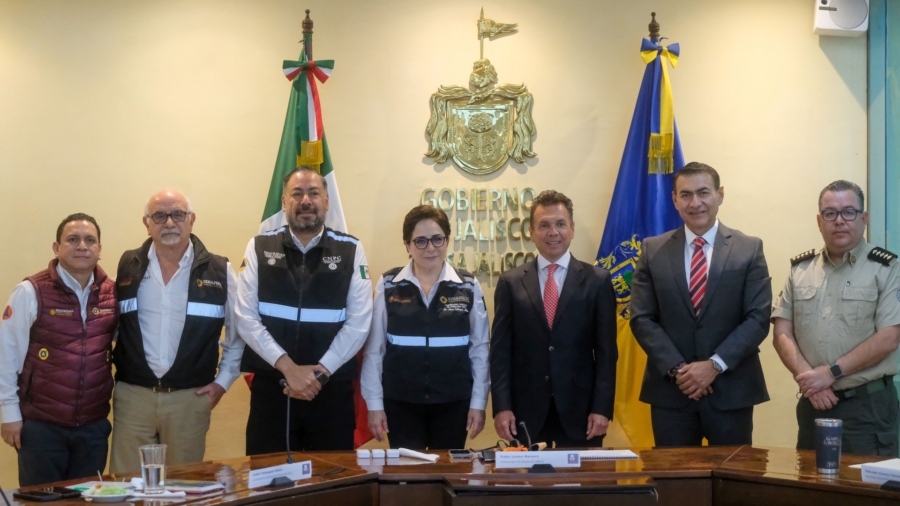 Jalisco y Gobierno Federal refuerzan coordinación en gestión de riesgos