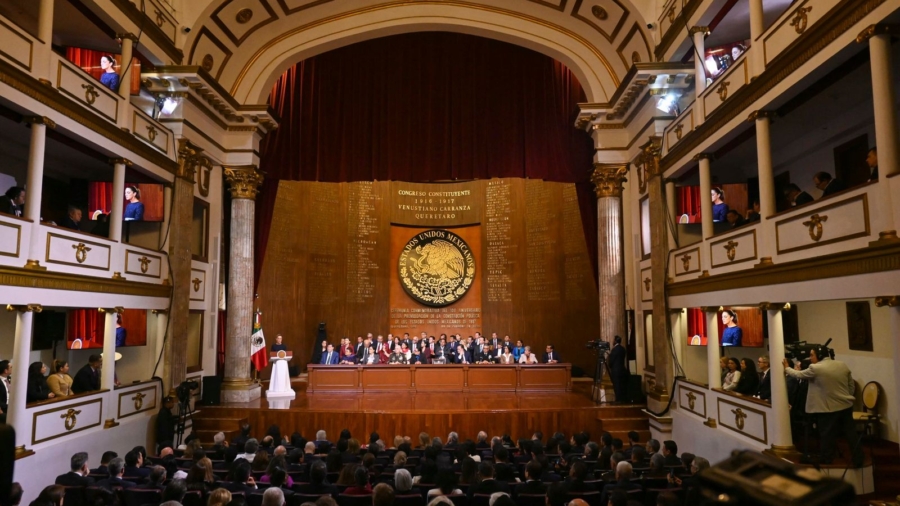 Sheinbaum conmemora el 108 aniversario de la Constitución con reformas contra la reelección y el nepotismo