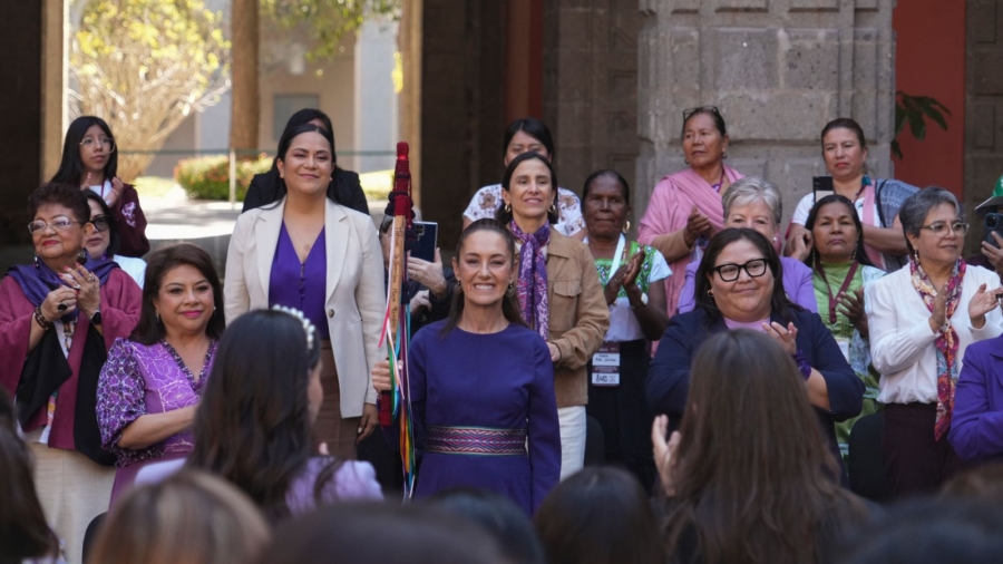 Claudia Sheinbaum presenta 10 acciones a favor de las mujeres en el 8M: “A la Presidencia llegamos todas”