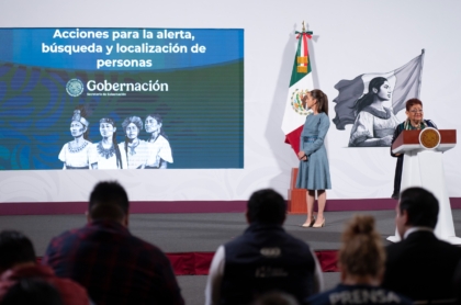 Claudia Sheinbaum presenta reformas para combatir la desaparición de personas en México