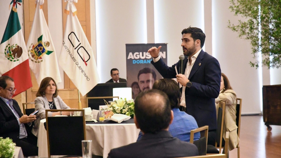 Agustín Dorantes promueve alianzas con el sector empresarial en su Primer Informe Legislativo