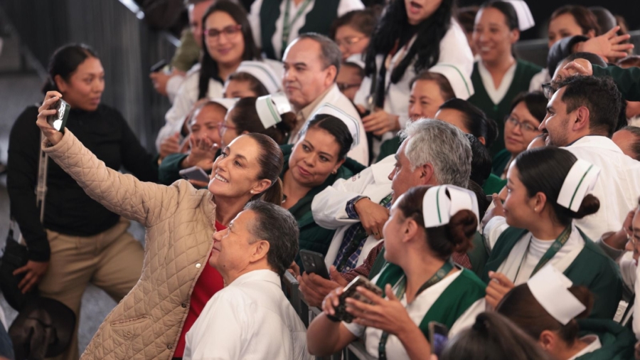 Claudia Sheinbaum impulsa salud a domicilio y entrega presupuesto directo a pueblos originarios en gira por Hidalgo y Tlaxcala