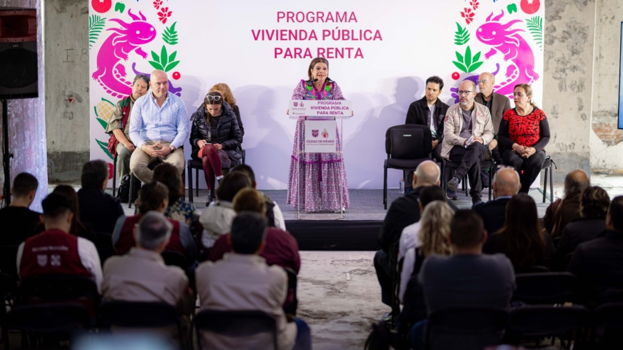 Clara Brugada pone en marcha programa histórico de Vivienda Pública para Renta en CDMX