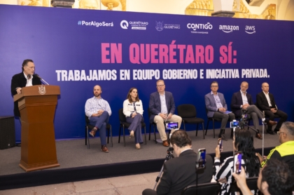 Amazon y Gobierno de Querétaro lanzan programa para recuperar 128 millones de litros de agua