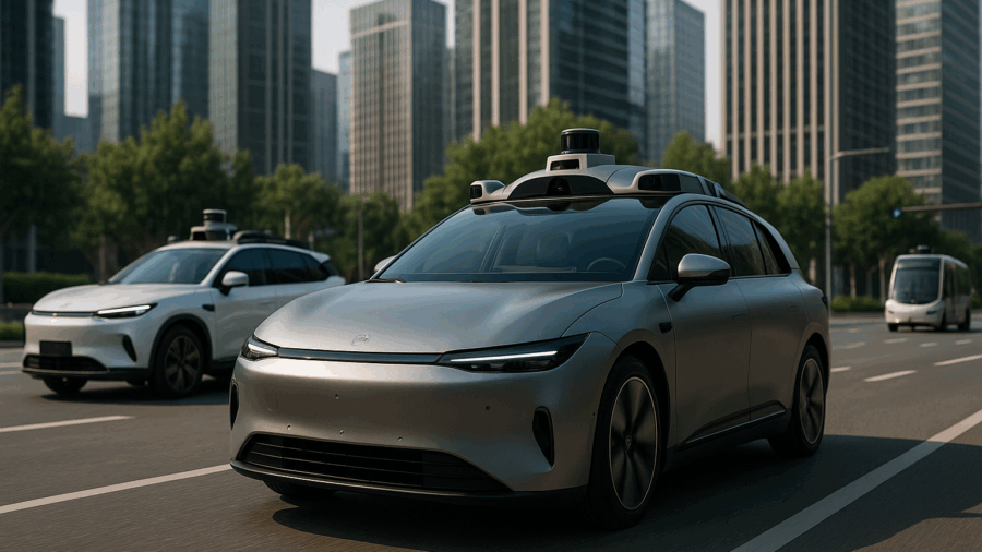 China acelera la carrera de los robotaxis con IA generativa y alianzas estratégicas