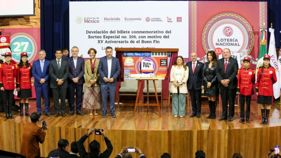 El Buen Fin cumple 15 años: Lotería Nacional lanza billete conmemorativo y celebra alianza que fortalece la economía mexicana
