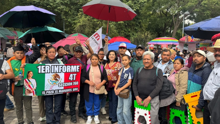 Miles llenan el Zócalo en cierre de gira de rendición de cuentas; Bety Robles acompaña a la presidenta Sheinbaum