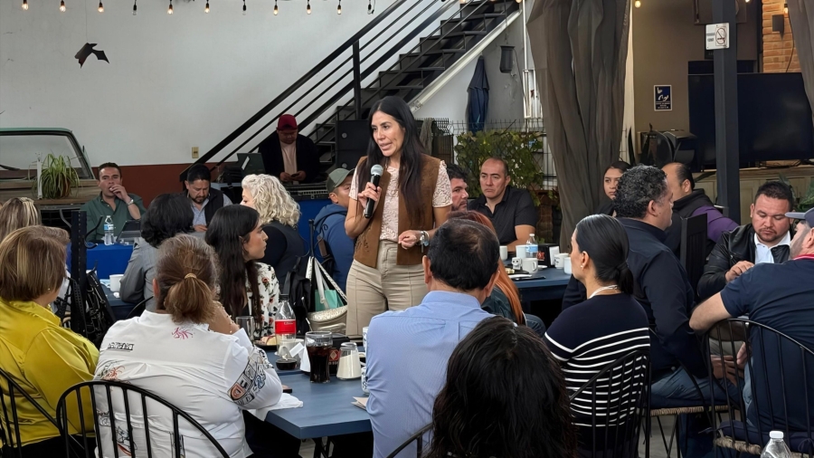 Fortalecen lazos por el empleo formal: Liliana San Martín dialoga con restauranteros en San Juan del Río