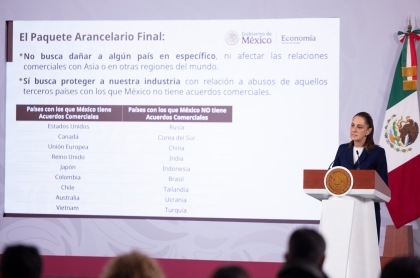 Gobierno federal anuncia paquete arancelario para proteger 350 mil empleos y detonar desarrollo industrial