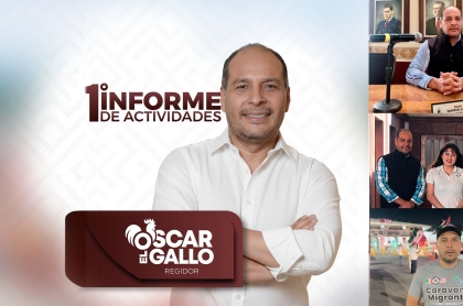 Oscar Sandoval rinde informe sin lujos y apuesta por una gestión cercana en San Juan del Río