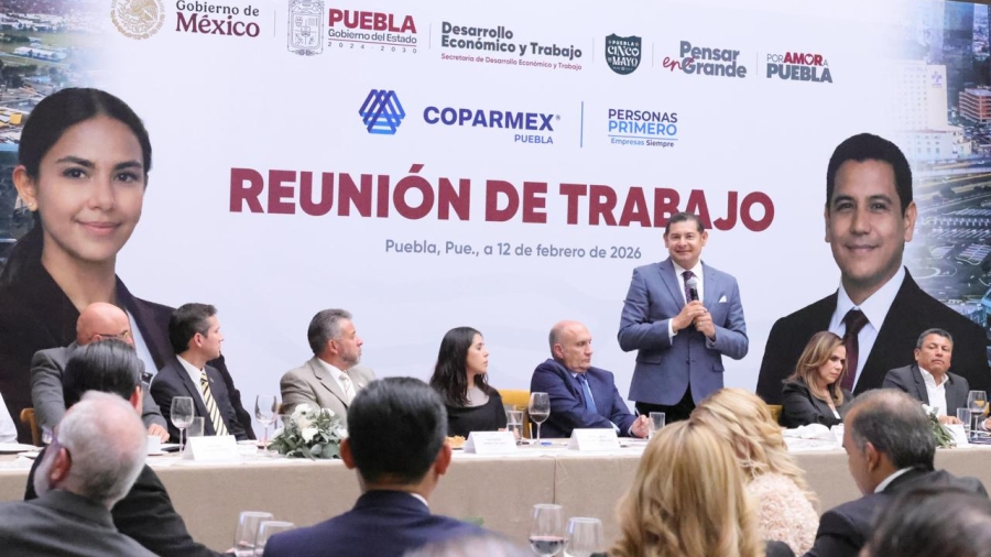 Gobierno de Puebla y COPARMEX sellan alianza para impulsar inversiones y desarrollo económico
