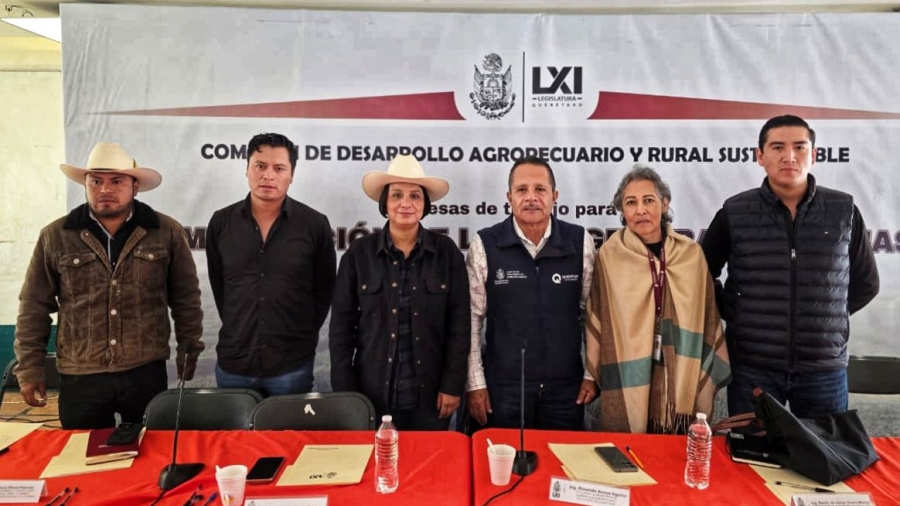 Sully Mauricio encabeza en Amealco mesas de trabajo para una Ley de Aguas con enfoque social y campesino