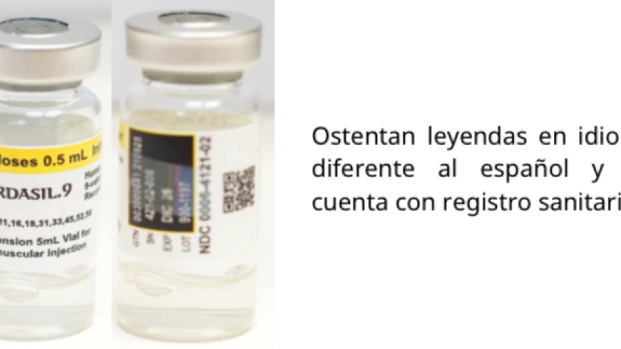 COFEPRIS detecta falsificación y venta ilegal de vacunas GARDASIL contra el VPH