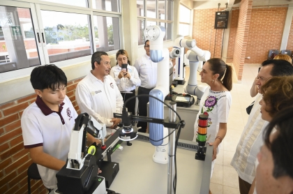 Educación para el futuro: Sheinbaum inaugura el CBTIS 35 en Mérida y consolida la meta de 200 mil nuevos espacios de bachillerato