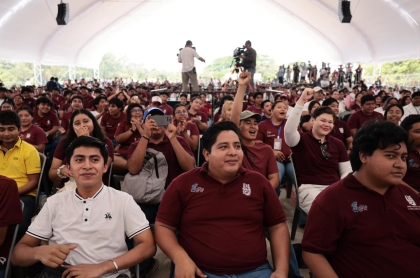 «La técnica al servicio de la patria»: Sheinbaum lanza la Beca Gertrudis Bocanegra para universitarios en Chiapas
