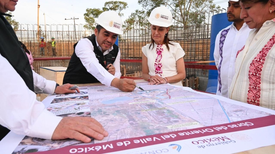 Adiós a las inundaciones en el oriente: Sheinbaum supervisa en tiempo récord el túnel Churubusco-Xochiaca
