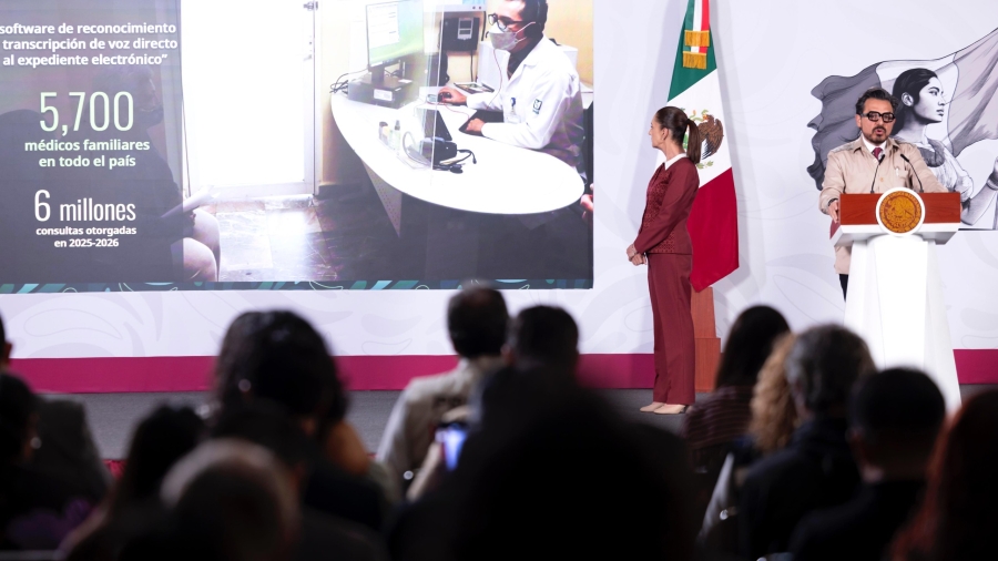 De la inteligencia artificial a la cirugía robótica: Sheinbaum presenta la revolución tecnológica del sistema de salud público