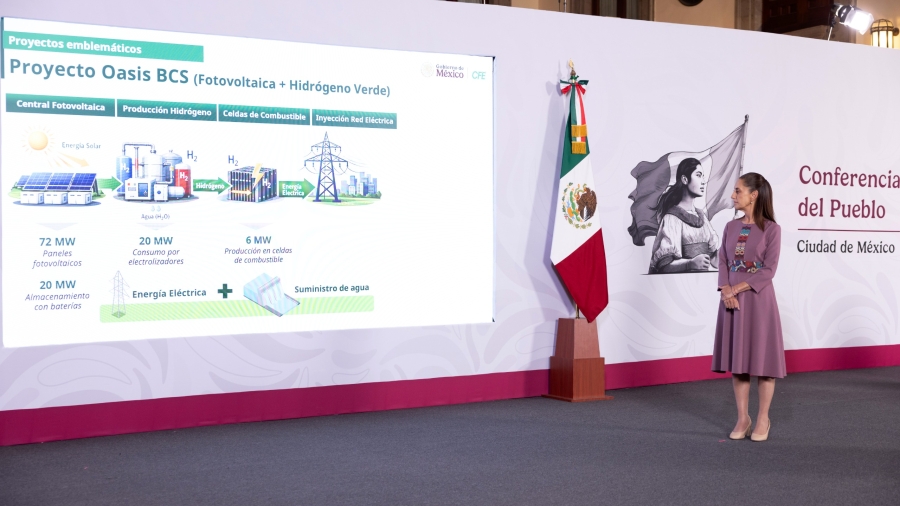 Sheinbaum anuncia plan histórico de energías renovables: México sumará 32 mil MW hacia 2030