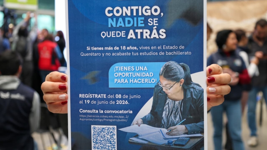 Querétaro lanza convocatoria «Contigo, Nadie Se Quede Atrás 2026»: Obtén tu certificado de bachillerato gratis