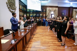 «Cuando las mujeres lideran, las sociedades se transforman»: Rinde protesta el Colectivo 50+1 en Querétaro