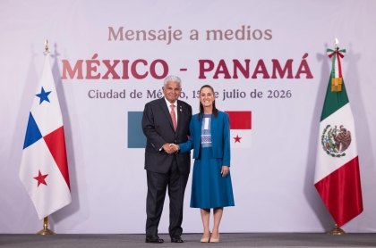 México se suma al protocolo de neutralidad del Canal de Panamá; Sheinbaum y Mulino relanzan la cooperación bilateral