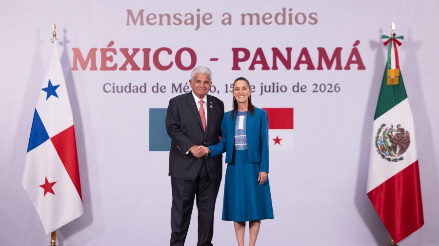 México se suma al protocolo de neutralidad del Canal de Panamá; Sheinbaum y Mulino relanzan la cooperación bilateral