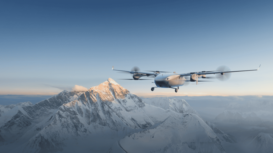 DJI quiere conquistar el cielo de la logística: lanza el EV50, su primer dron de carga VTOL de ala fija