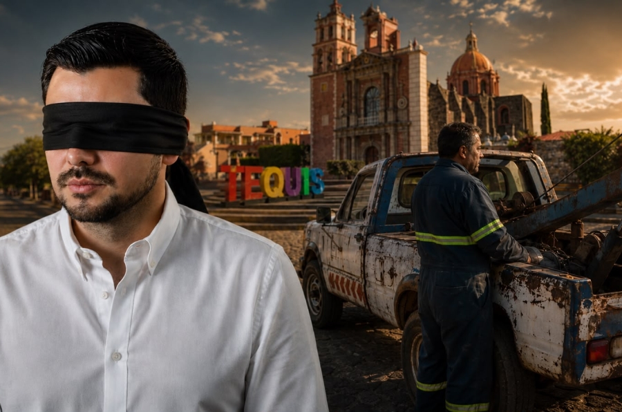 ¿Quién controla las grúas en Tequisquiapan? Denuncian arrastres foráneos y un gobierno que no responde