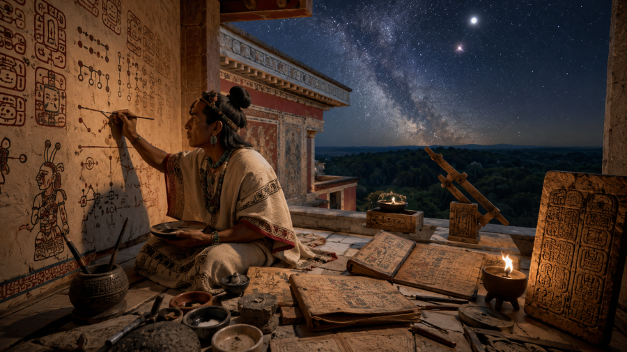 Identifican al matemático maya que desarrolló una fórmula para medir el tiempo hace más de mil 300 años