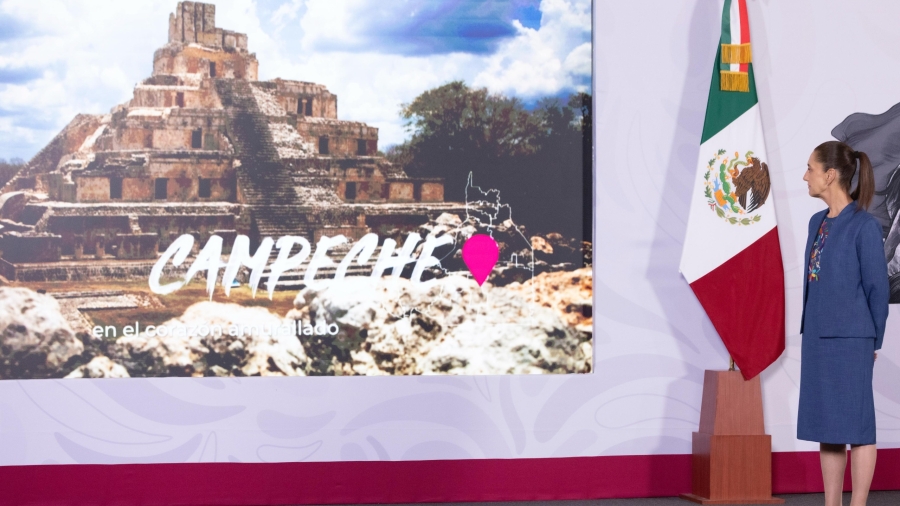 La Presidenta ve la campaña internacional para poner de moda a México