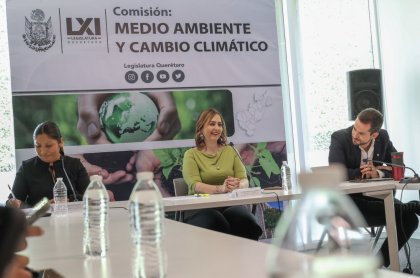 Diputados del Estado de Querétaro pertenecientes a la comisión de medio ambiente discuten reformas y exhortos