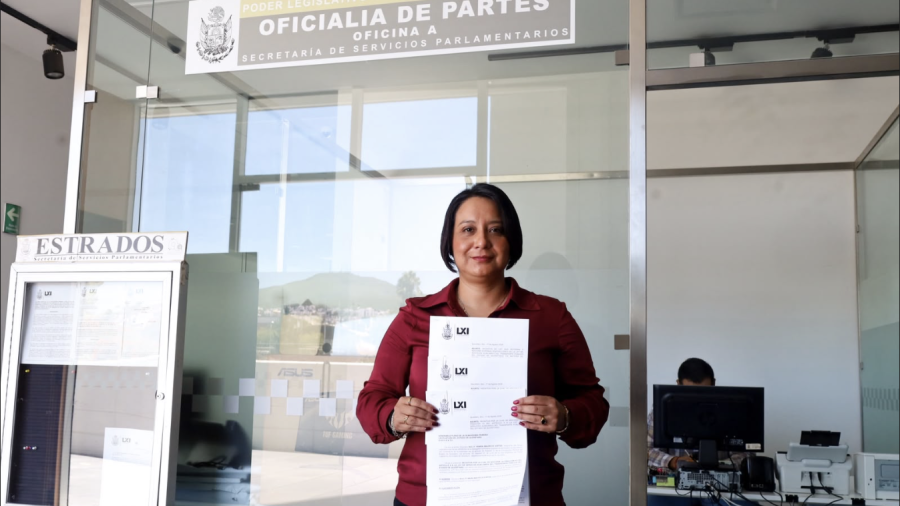 La Diputada Local Sully Mauricio Sixtos ingresa propuesta sobre grúas y corralones
