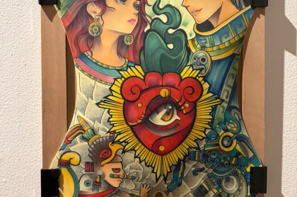 El tatuaje se descuelga del cuerpo y se cuelga en la pared: la exposición que Querétaro abrió en el CEART