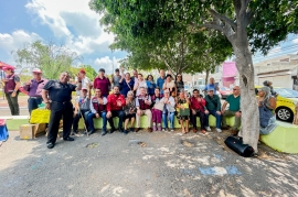 Santiago en su recorrido por Querétaro esta conociendo las necesidades de primera mano